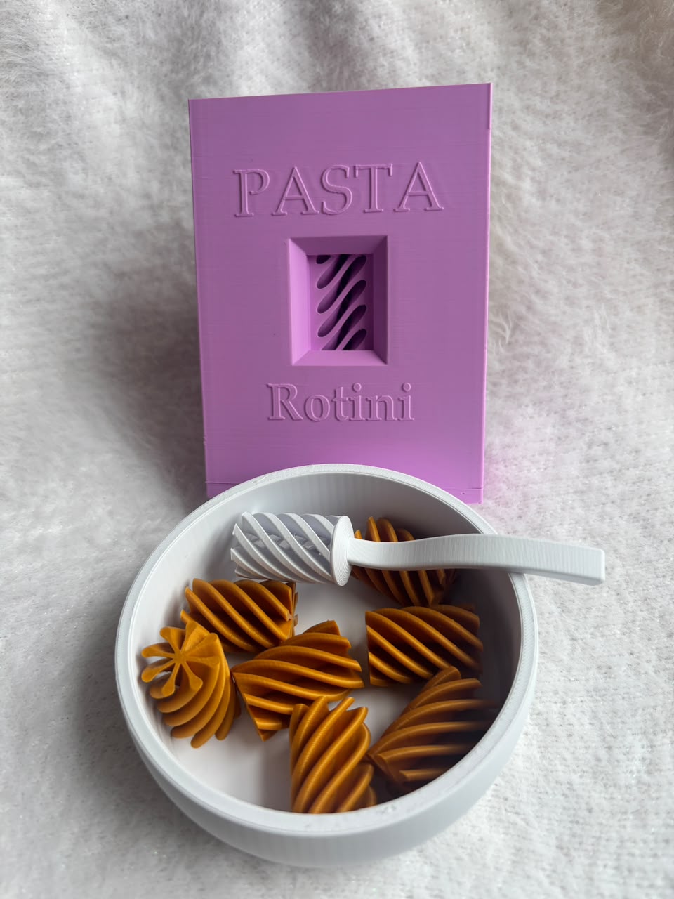 3D Pretend Play Pasta Set-Rotini