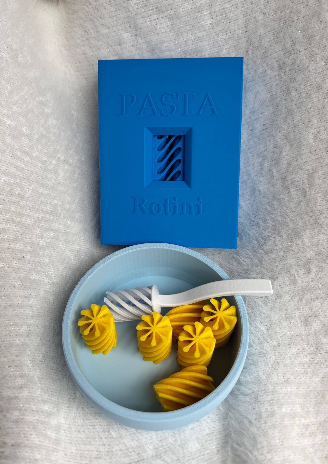 3D Pretend Play Pasta Set-Rotini