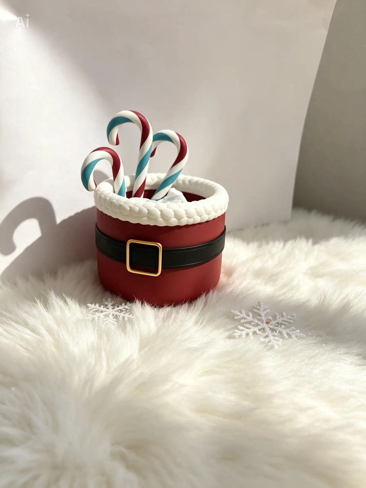 Title: 🎅 Santa Claus Candy Holder – 3D Printed Christmas Decoration