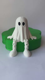 Cute Articulated Ghost – 3D Printed Halloween Buddy 👻