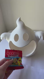 3D Ghost Candy Holder – Halloween Treat Bowl 👻